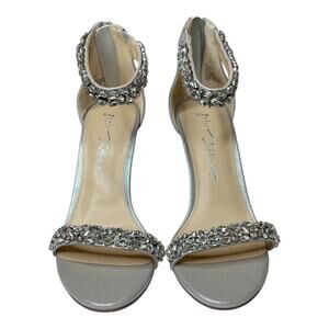 Blue by Betsey Johnson Angie Rhinestone Embellished Sandals Size 6.5